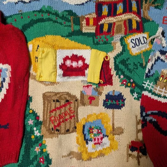 Vintage 1994 Eagles Eye Realtor Sweater - Picture 4 of 4